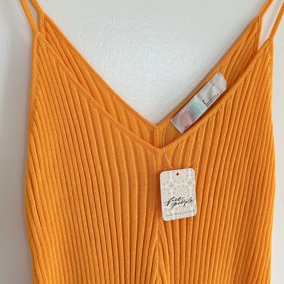 NWT Free People FP Beach Yellow Nola Sweater Romper - Picture 5 of 9